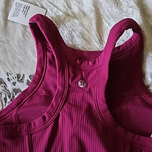 Lululemon Ribbed Nulu High-Neck Yoga Bra - Picture 3 of 7